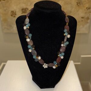 Elegant Multicolor Beaded Necklace